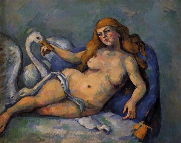 Leda And The Swan by Paul Cezanne Oil Painting Reproductions