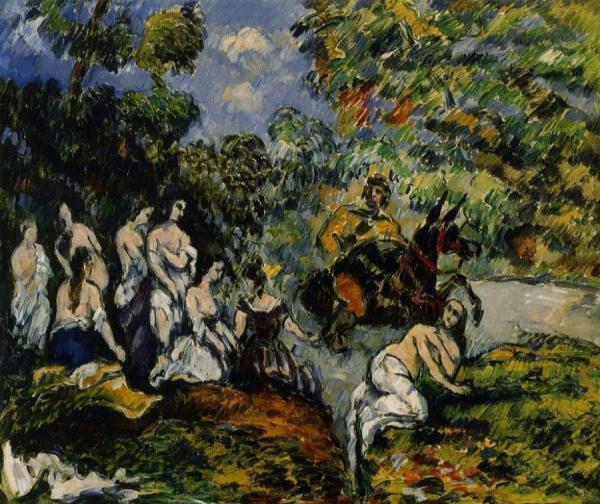 Legendery Scene by Paul Cezanne