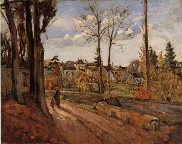 Louveciennes by Paul Cezanne