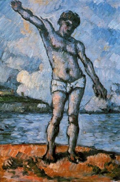 Man Standing, Arms Extended by Paul Cezanne Oil Painting Reproductions