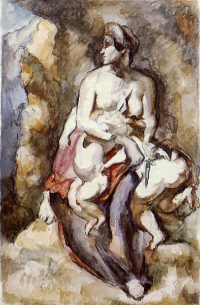 Medea (after Delacroix) by Paul Cezanne