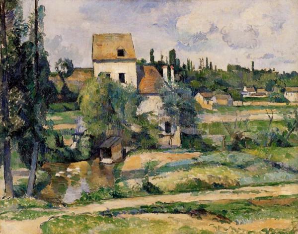 Mill On The Couleuvre At Pontoise by Paul Cezanne Oil Painting Reproductions