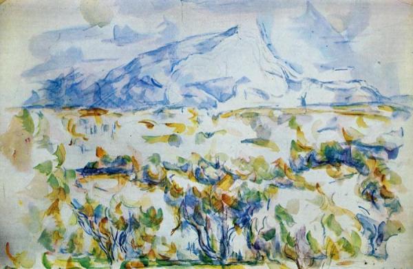 Mont Sainte-victoire by Paul Cezanne