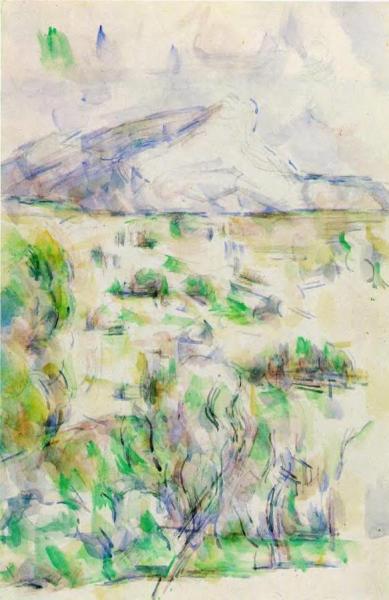 Mont Sainte-victoire Seen From Les Lauves by Paul Cezanne Oil Painting Reproductions