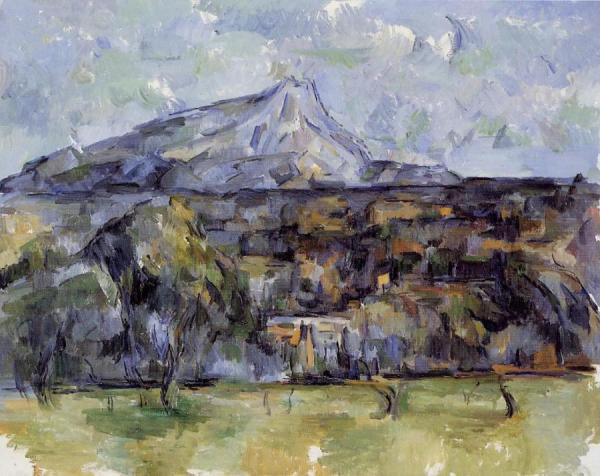 Mont Sainte-victoire Seen From Les Lauves by Paul Cezanne
