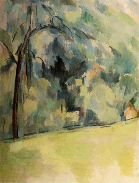 Morning In Provence by Paul Cezanne Oil Painting Reproductions