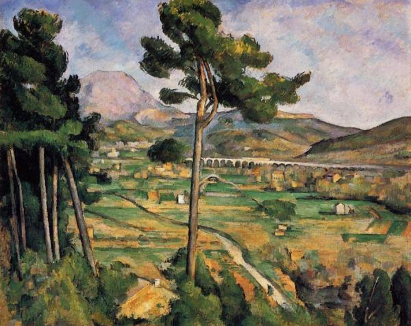 Mount Sainte-victoire As Seen From Bellevue by Paul Cezanne Oil Painting Reproductions