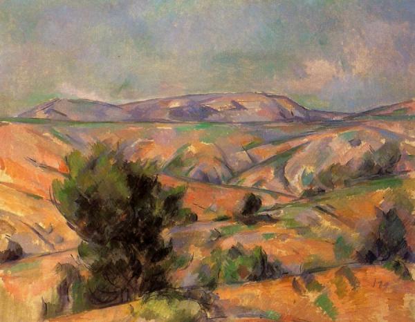 Mount Sainte-victoire Seen From Gardanne by Paul Cezanne