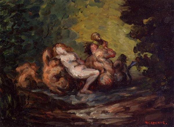 Neried And Tritons by Paul Cezanne Oil Painting Reproductions