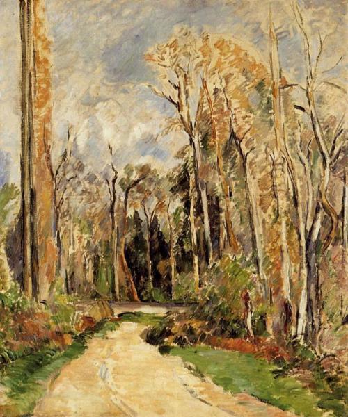 Path At The Entrance To The Forest by Paul Cezanne Oil Painting Reproductions