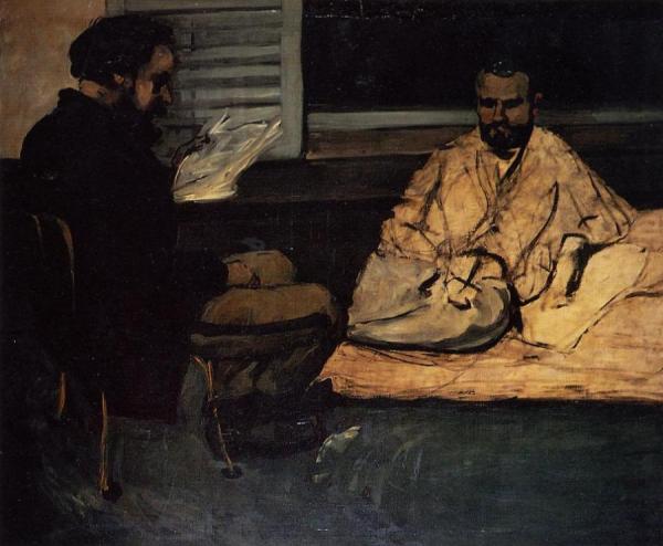 Paul Alexis Reading To Zola by Paul Cezanne Oil Painting Reproductions