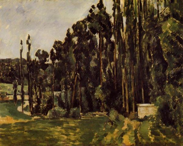 Poplars by Paul Cezanne Oil Painting Reproductions
