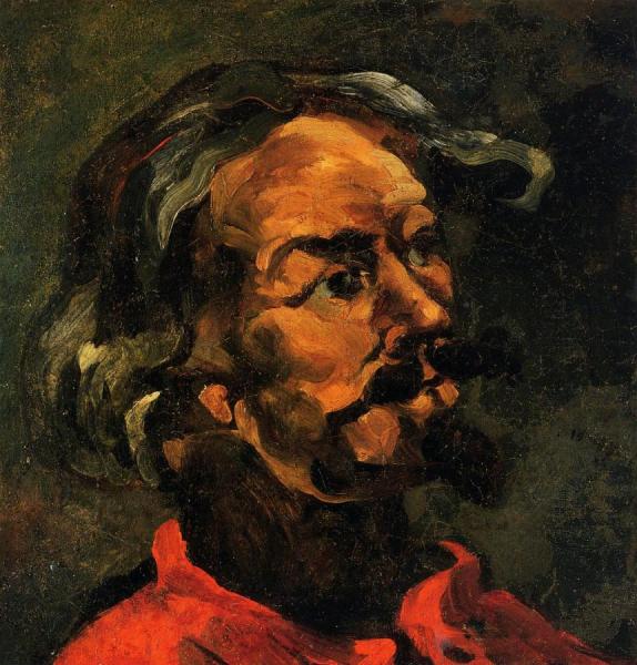 Portrait Of Achille Emperaire by Paul Cezanne