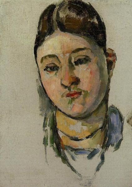Paul Cezanne Portrait Of Madame Cezanne