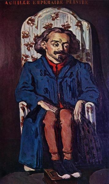 Portrait Of The Painter, Achille Emperaire by Paul Cezanne Oil Painting Reproductions