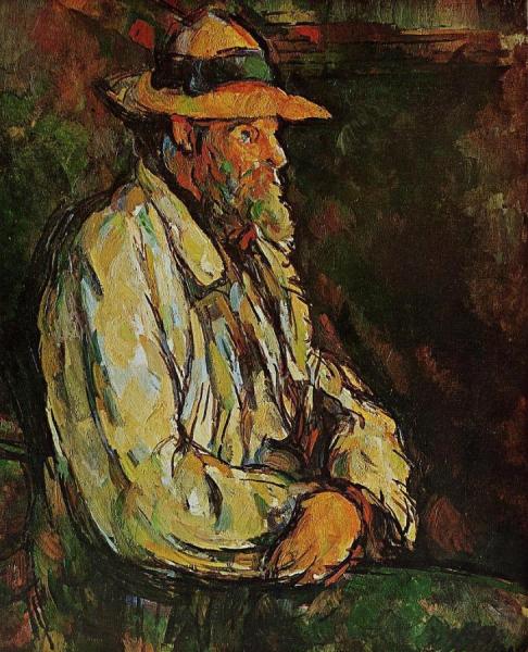 Portrait Of Vallier by Paul Cezanne Oil Painting Reproductions