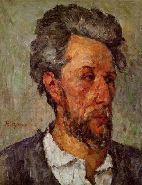 Portrait Of Victor Chocquet by Paul Cezanne