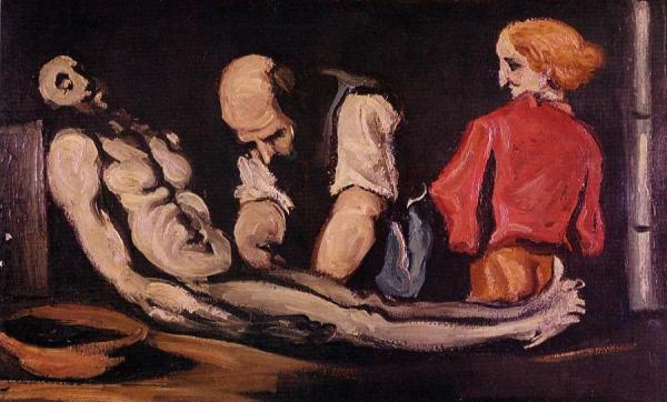Preparation For The Funeral by Paul Cezanne Oil Painting Reproductions
