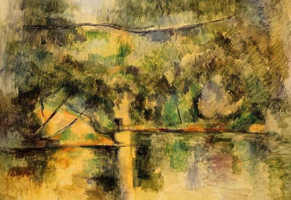 Reflections In The Water by Paul Cezanne