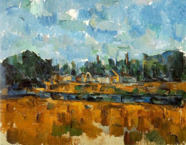 Riverbanks by Paul Cezanne Oil Painting Reproductions