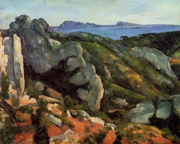 Rocks At L'estaque by Paul Cezanne Oil Painting Reproductions