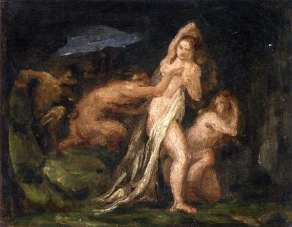 Satyres And Nymphs by Paul Cezanne