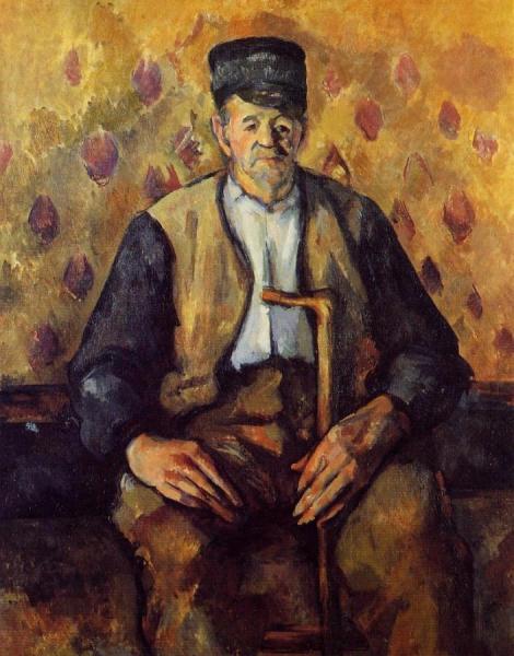 Seated Peasant by Paul Cezanne Oil Painting Reproductions