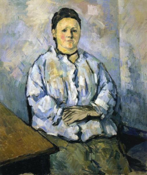 Seated Woman by Paul Cezanne