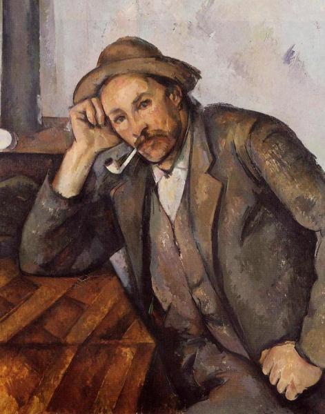 Smoker by Paul Cezanne Oil Painting Reproductions