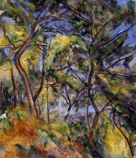 Sous-bois by Paul Cezanne Oil Painting Reproductions
