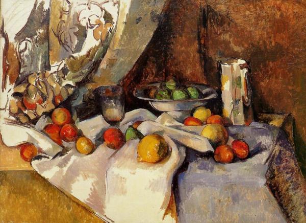 Still Life With Apples by Paul Cezanne Oil Painting Reproductions