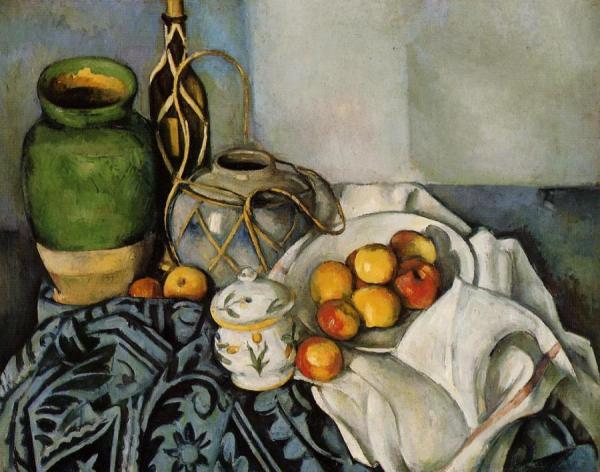 Still Life With Apples by Paul Cezanne Oil Painting Reproductions