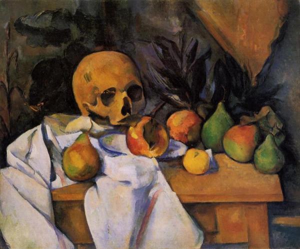 Still Life With Skull by Paul Cezanne