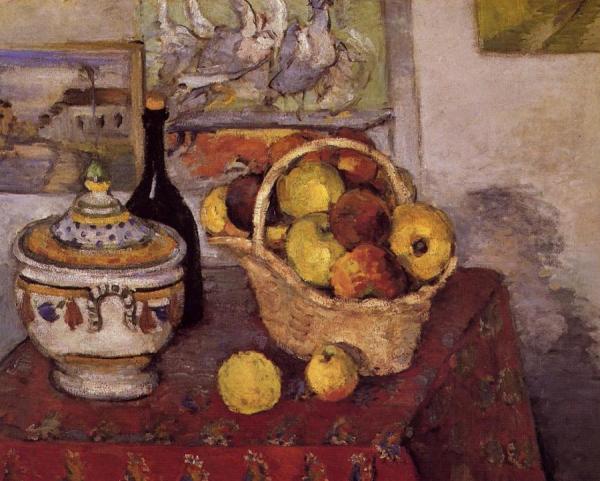 Still Life With Soup Tureen by Paul Cezanne