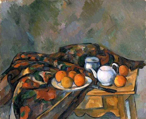 Still Life With Teapot by Paul Cezanne