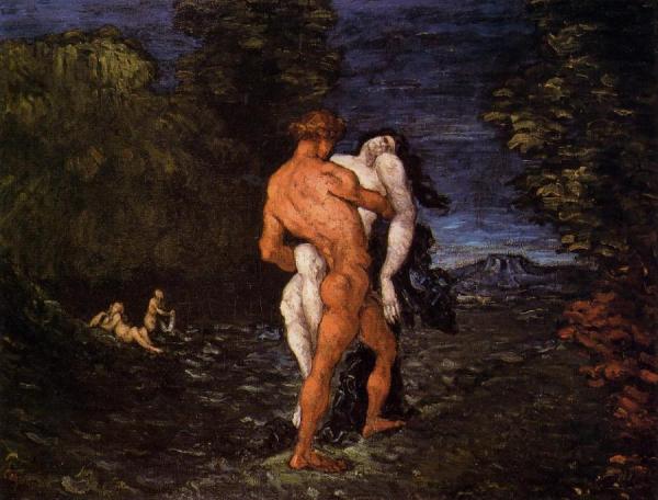 The Abduction by Paul Cezanne