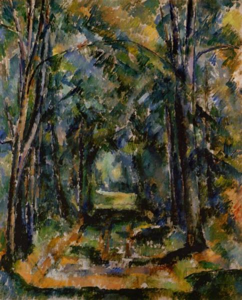 The Alley At Chantilly by Paul Cezanne Oil Painting Reproductions