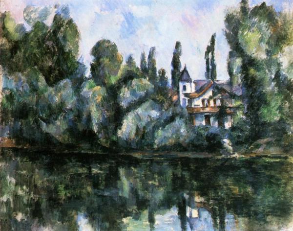 The Banks Of The Marne by Paul Cezanne