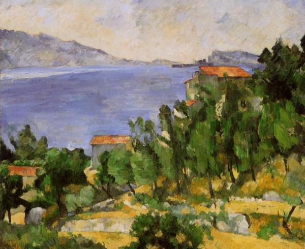 The Bay Of L'estaque From The East by Paul Cezanne Oil Painting Reproductions