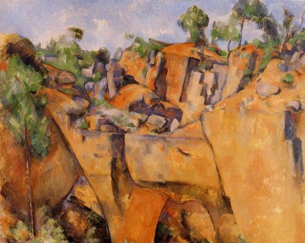 The Bibemus Quarry by Paul Cezanne