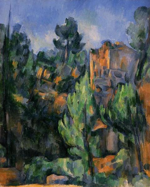 The Bibemus Quarry by Paul Cezanne Oil Painting Reproductions