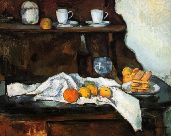 The Buffet by Paul Cezanne Oil Painting Reproductions