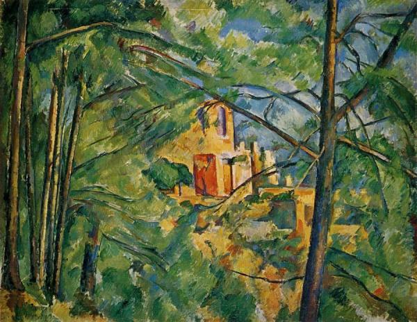 The Chateau Noir by Paul Cezanne Oil Painting Reproductions