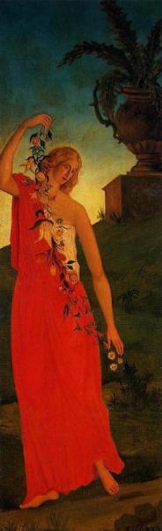 The Four Seasons, Spring by Paul Cezanne