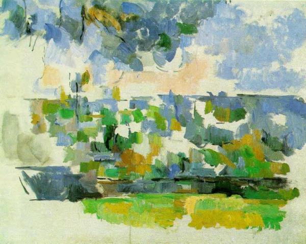 The Garden At Les Lauves by Paul Cezanne Oil Painting Reproductions