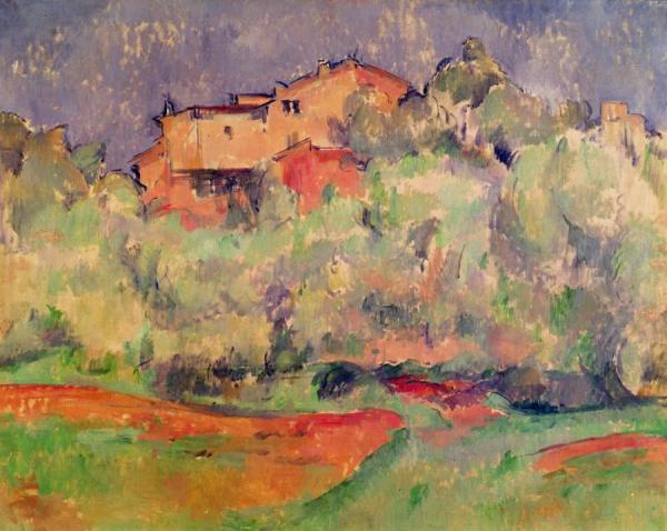 The House At Bellevue by Paul Cezanne Oil Painting Reproductions