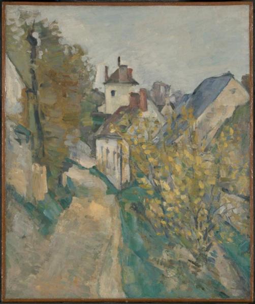 The House Of Dr Gachet In Auvers-sur-oise by Paul Cezanne