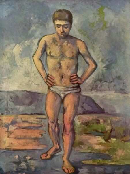 The Large Bather by Paul Cezanne