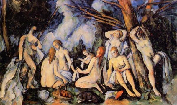 The Large Bathers by Paul Cezanne Oil Painting Reproductions