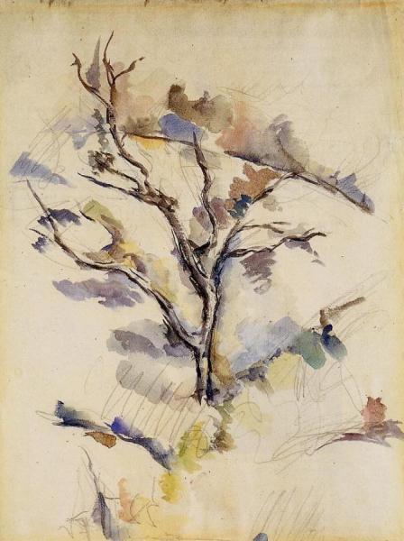 The Oak Tree by Paul Cezanne Oil Painting Reproductions
